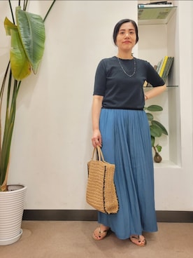 浪口　絵美さん（レディース・164cm）の夏コーディネート