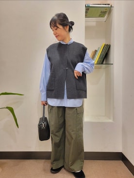 浪口　絵美さん（骨格ウェーブ・レディース・164cm）の秋コーディネート