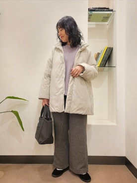 「アーバンリサーチドアーズ」｜浪口　絵美さん（レディース・164cm）の冬コーディネート