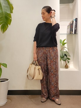 浪口　絵美さん（レディース・164cm）の秋コーディネート