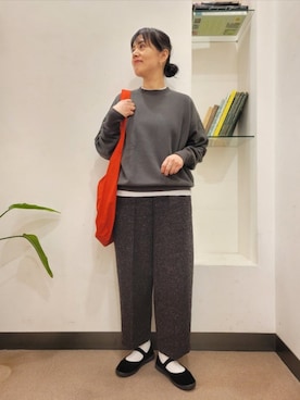 「アイテム（その他シューズ）」を使った、浪口　絵美さん（レディース・164cm）の秋コーディネート