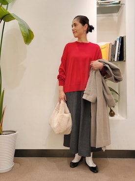 浪口　絵美さん（レディース・164cm）の冬コーディネート