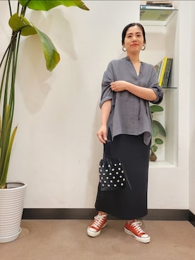 浪口　絵美さん（レディース・164cm）の秋コーディネート