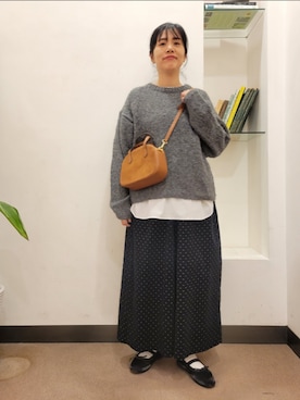 浪口　絵美さん（レディース・164cm）の冬コーディネート