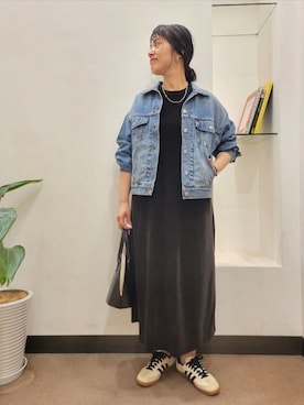 「URBAN RESEARCH DOORS(アーバンリサーチドアーズ)のアイテム(ネックレス)」を使った、浪口 絵美さん(レディース・164cm)の秋コーディネート