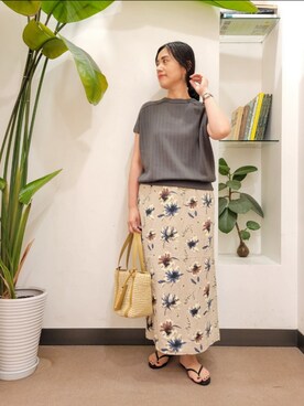 浪口　絵美さん（レディース・164cm）の夏コーディネート