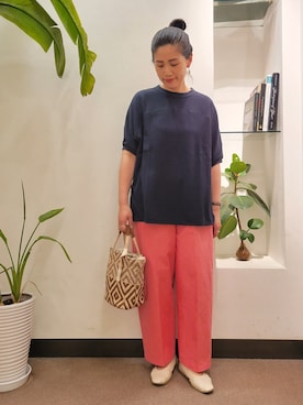 浪口　絵美さん（レディース・164cm）の夏コーディネート