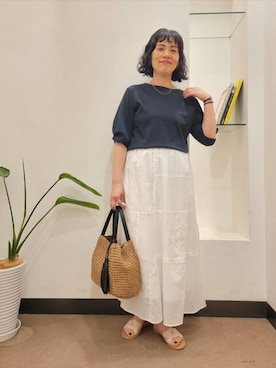 浪口 絵美さん(レディース・164cm)の夏コーディネート