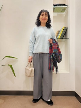 「アイテム（その他シューズ）」を使った、浪口　絵美さん（レディース・164cm）の冬コーディネート