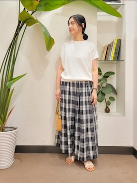 浪口　絵美さん（レディース・164cm）の夏コーディネート