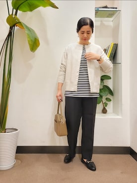 浪口　絵美さん（レディース・164cm）の秋コーディネート