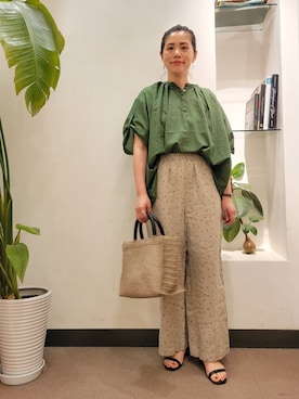 浪口　絵美さん（レディース・164cm）の夏コーディネート