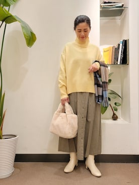 浪口　絵美さん（レディース・164cm）の冬コーディネート