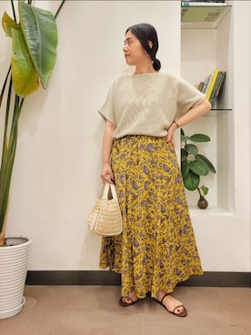 浪口 絵美さん(レディース・164cm)の夏コーディネート