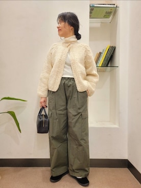 「アイテム（その他シューズ）」を使った、浪口　絵美さん（レディース・164cm）の秋コーディネート