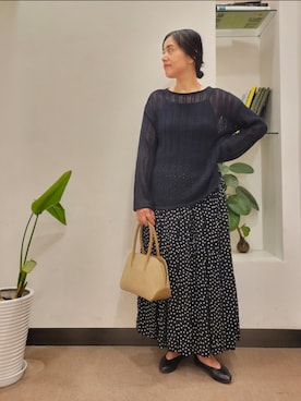 浪口　絵美さん（レディース・164cm）の秋コーディネート