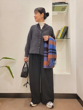 「アイテム（シャツ/ブラウス）」を使った、浪口　絵美さん（レディース・164cm）の秋コーディネート