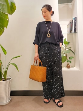 浪口　絵美さん（レディース・164cm）の夏コーディネート