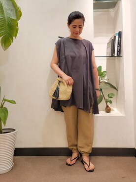 浪口　絵美さん（レディース・164cm）の夏コーディネート