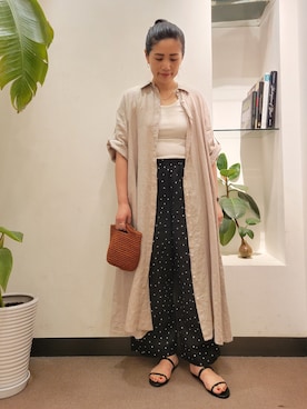 浪口　絵美さん（レディース・164cm）の夏コーディネート