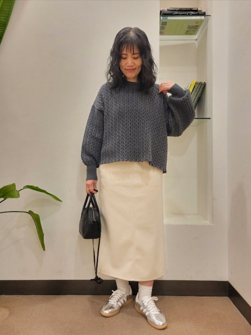 セール】ヘリンボーン柄ニットプルオーバー（ニット/セーター）｜URBAN