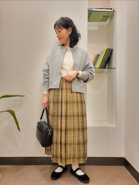 「RODE SKO（ロデスコ）のアイテム」を使った、浪口　絵美さん（レディース・164cm）の秋コーディネート