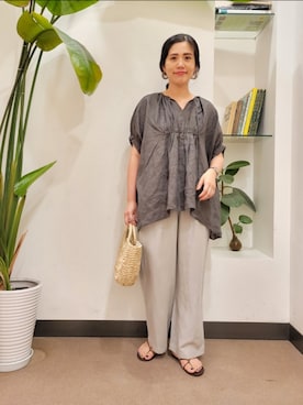 浪口 絵美さん(レディース・164cm)の夏コーディネート