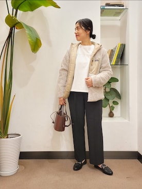 「URBAN RESEARCH DOORS」｜浪口　絵美さん（レディース・164cm）の秋コーディネート