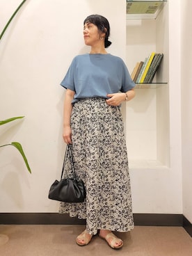 浪口　絵美さん（レディース・164cm）の夏コーディネート