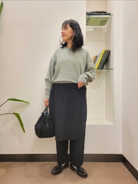 浪口 絵美さん(レディース・164cm)の冬コーディネート