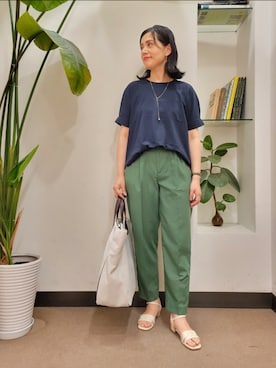 浪口　絵美さん（レディース・164cm）の夏コーディネート