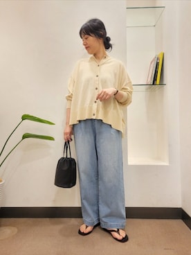 「IPANEMA（イパネマ）のアイテム」を使った、浪口　絵美さん（レディース・164cm）の春コーディネート