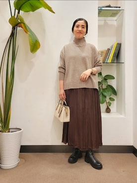 「URBAN RESEARCH DOORS」｜浪口　絵美さん（レディース・164cm）の秋コーディネート