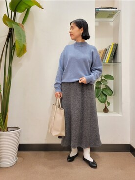 浪口 絵美さん(レディース・164cm)の冬コーディネート
