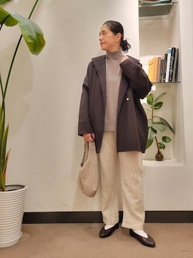 浪口　絵美さん（レディース・164cm）の冬コーディネート