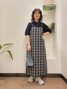 「URBAN RESEARCH DOORS（アーバンリサーチドアーズ）のアイテム」を使った、浪口　絵美さん（レディース・164cm）の夏コーディネート