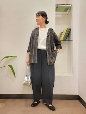 浪口　絵美さん（レディース・164cm）の秋コーディネート