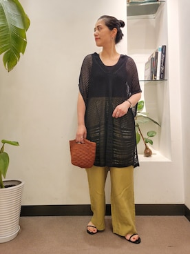 浪口　絵美さん（レディース・164cm）の夏コーディネート