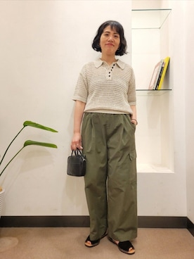 「PENELOPE（ペネローペ）のアイテム」を使った、浪口　絵美さん（レディース・164cm）の春コーディネート