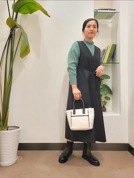 浪口　絵美さん（レディース・164cm）の冬コーディネート