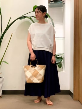 浪口　絵美さん（レディース・164cm）の夏コーディネート