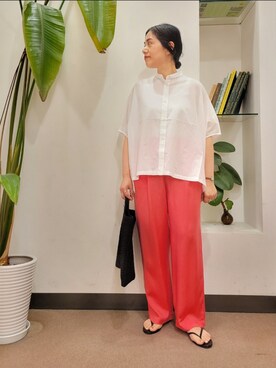 「かぐれ」｜浪口　絵美さん（レディース・164cm）の夏コーディネート