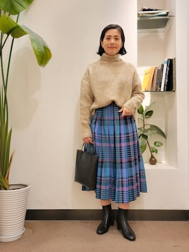 浪口　絵美さん（レディース・164cm）の冬コーディネート