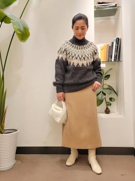 浪口　絵美さん（レディース・164cm）の冬コーディネート