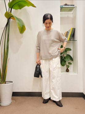 「URBAN RESEARCH DOORS」｜浪口　絵美さん（レディース・164cm）の秋コーディネート