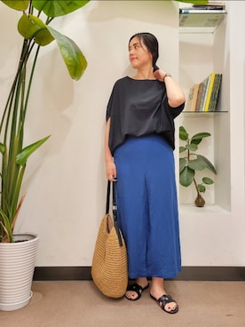 浪口　絵美さん（レディース・164cm）の夏コーディネート