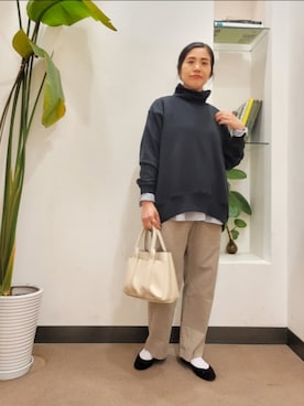 浪口　絵美さん（レディース・164cm）の冬コーディネート