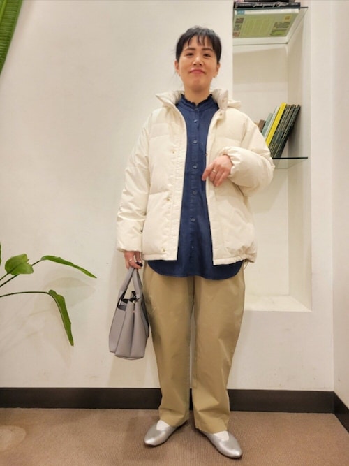 セール】ミドルダウンジャケット｜冬服/防寒/撥水/2WAY/軽量/通勤服