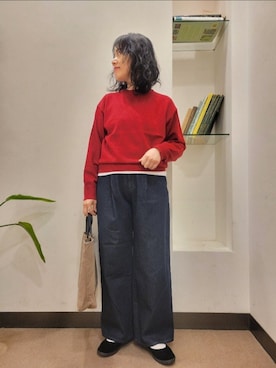 「アイテム（その他シューズ）」を使った、浪口　絵美さん（レディース・164cm）の秋コーディネート