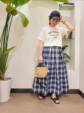 浪口　絵美さん（レディース・164cm）の夏コーディネート